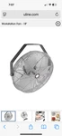Uline H-4092 Workstation Fan 18" Diameter. Fixed Price $49.50.