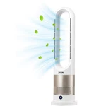 Vevor Tower Fan Bladeless, 16 Ft/s Velocity Quiet Floor That Blows Cold & He. Fixed Price $96.55.