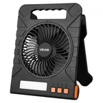 Vevor 10000MAH Rechargeable Solar Fan With Led Lantern, 7 Inch Portable Cord. Fixed Price $48.53.