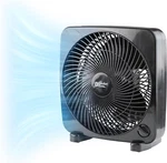 Comfort Zone Desktop Box Fan Indoor Use, 3-SPEEDS, 9 Inches, Portable, Black. Fixed Price $25.00.