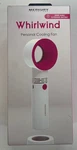 Merkury Innovations Mini Bladeless Personal Cooling Fan Rechargeable, Pink, New. Fixed Price $14.99.