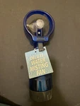 O2 Cool Deluxe Handheld Battery Powered Blue Water Misting Fan New. Fixed Price $10.36.