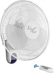 Vie Air 16" Plastic Wall Fan With Remote Control In White. Fixed Price $108.24.
