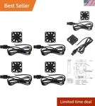 Usb Cooling Fan 40MM Brushless Dc High Speed 4200 Rpm Pack Small Appliance. Fixed Price $21.23.