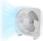 Ez-chill 3-SPEED Portable Box Fan For Home, White, BP-9B. Fixed Price $29.17.
