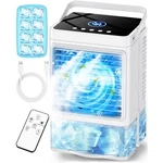 Small Air Conditioner W/ SPEEDS&3 Modes, Remote, 1100ML Tank Humidifier. Fixed Price $210.00.