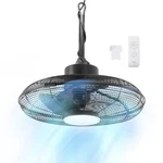 Vie Air 20 Inch 3 Speed Gazebo Outdoor Fan Matte Black. Fixed Price $110.39.