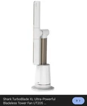 Shark Turboblade Xl UT205 Ultra-powerful Bladeless Tower Fan White Electric. Fixed Price $160.00.
