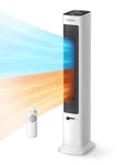 Pelonis Oscillating Tower Fan And Heater 38INCH Combo, White. Fixed Price $221.23.