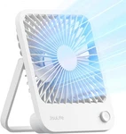 Jisulife 4500MAH Foldable Desk Fan, 4-SPEED Portable Rechargeable. Fixed Price $28.76.