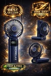 Jancane Portable Handheld Fan, Usb Rechargeable Foldable Mini Personal 5200. Fixed Price $16.99.