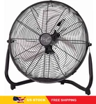 Vie Air VA-14 Industrial High Velocity Tilting 3 Speed Heavy Duty Metal , Black. Fixed Price $57.56.