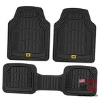 Cat Toughride Heavy-duty 3 Piece Rubber All Season Floor Mats For Black Deluxe. Fixed Price $60.50.