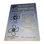 Magnetic Cruise Ship Approved Fan, Nordmoose Adjustable Speed Rechargeable. Fixed Price $21.84.