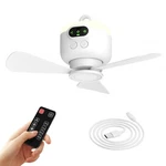 Xeamun 10.6" Portable Rechargeable Camping Tent Ceiling Fan 8000MAH. Fixed Price $57.45.