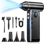 Compressed Air Duster, 150000RPM Electric With Led Display & Light, 4. Fixed Price $82.99.