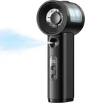 Sweetfull Handheld Misting Fan Portable - 5000MAH Rechargeable Battery, Powerful. Fixed Price $31.99.