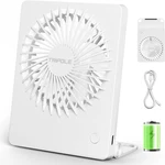 Tripole Mini Portable Desk Fan Rechargeable Ultra Quiet Small 4.5 Inch Perso. Fixed Price $10.68.