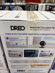 Dreo Smart Air Circulator Table Fan CF511S With Remote, 7-INCH Blades, Silver. Fixed Price $50.00.