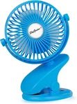 Skygenius Battery Operated Clip On Mini Desk Fan, Blue. Fixed Price $29.99.