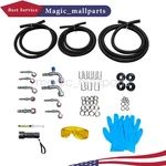 Universal 134A Air Conditioning Easy Ac Hose Kit W/ O-rings Fittings Clips. Fixed Price $97.69.