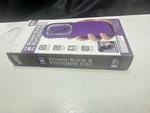 Digital Essentials 2-IN-1 Power Bank Mini Handheld Fan 3600MAH Purple Foldable. Fixed Price $29.88.