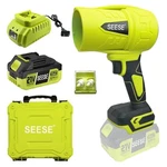Seese Cordless Leaf Blower Violent Turbo Fan 1500G. Fixed Price $132.90.