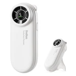 Diveblues Turbobear Portable Handheld Fan, 5 Gear Wind, Mini, White. Fixed Price $17.41.