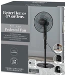 *local Pickup Only* Better Homes & Gardens 16" Dc Pedestal Fan And Remote, Black. Fixed Price $35.99.