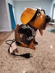 Deco Breeze Metal Country Dog Shaped Electric Figurine Fan 11 Tall. Fixed Price $29.99.