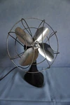 Vintage True Value Desktop Electric Fan Oscillating Stationary One Speed 10". Fixed Price $39.99.