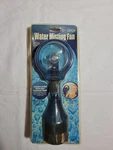 New O2COOL 1801 Handheld Battery Powered Widemouth Water Misting Fan Blue Sealed. Fixed Price $13.00.