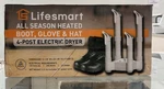 Lifesmart BD001 4 Post Fast Airflow Snow Boot Heated Glove Shoe Hat Dryer. Fixed Price $35.00.