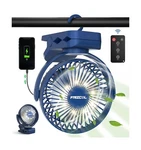 Clip On Fan 65 Hours Portable Desk Rechargeable With Lights & Hooks 1.... Fixed Price $45.96.
