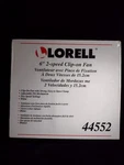 Lorell 6" 2-SPEED Clip-on Fan- Factory Sealed (44552). Fixed Price $13.99.