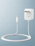 Shinebella 12V Ac/dc Power Adapter Plug, 12W/1A Usb Type End Mini, White. Fixed Price $23.47.