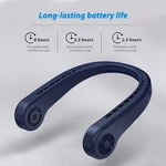 Useeshine Portable Neck Fan Bladeless Indoor Outdoor Travelling - Blue. Fixed Price $21.02.