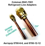 Vintage Collectable Coleman Aeroquip Sweat Fit Refrigerant Line Adapters. Fixed Price $10.85.