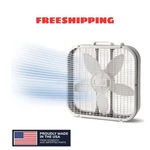Lasko 20" Classic Box Fan With Weather-resistant Motor, 3 Speeds, 22.5" H, White. Fixed Price $19.90.