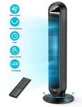 36" Remote Control Tower Fan, 90 Oscillation, 4 Speeds, Quiet & Timer. Fixed Price $79.49.