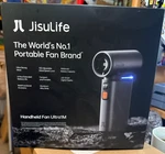 Jisulife Ultra Strong, Compact & PORTABLE---100 Adjustable Setting Handheld Fan. Fixed Price $68.77.