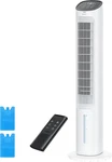 40" Bladeless Evaporative Air Cooler Fan With Remote, Speeds, 7H Timer. Fixed Price $266.99.