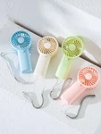 1PC Meet Sun Mini Handheld Fan Aaa Battery Operated With Wrist Strap-new. Fixed Price $10.98.