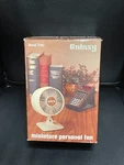 Vintage Galaxy Miniature Personal Desk Fan 2 Speed Model 3140 Tested W/box. Fixed Price $40.00.