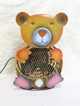Decorative Sculpted Ironwork Honey Teddy Bear Fan Himalayan Breeze Used, Works. Fixed Price $15.00.