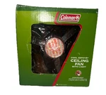 Colman Cool Zephyr Ceiling Fan With Light. Fixed Price $21.99.