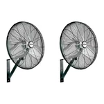 20 In. 3 Fan Speeds Commercial Grade Classic Oscillating Wall Black (2-PA. Fixed Price $348.31.