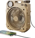 Portable Camping Fan, 20000MAH Rechargeable Battery Operated With Led Lanter. Fixed Price $94.99.