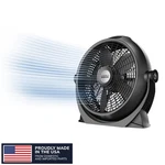 Lasko Windmachine 20" Speed Pivoting Air Circulator Floor Fan, Black, A20305. Fixed Price $39.98.