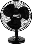 16 Inch Oscillating Fan With Adjustable Tilt, 70 Degree Oscillation, Push. Fixed Price $42.95.